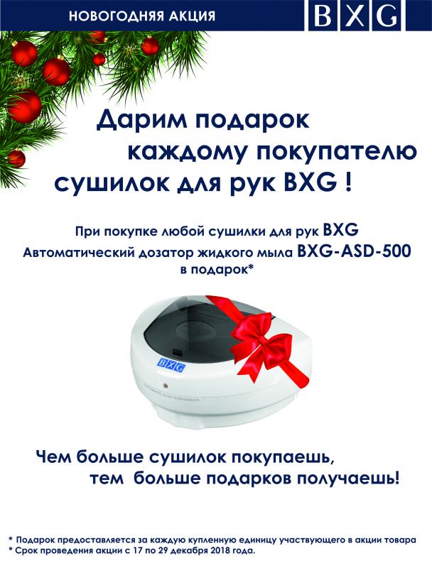 Новогодняя акция BXG Новогодняя акция BXG