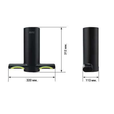 Высокоскоростная электросушилка для рук BXG-JET-3200D